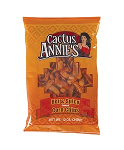 Cactus Annie's Hot & Spicy Corn Chips, 12 Ounce Bags
