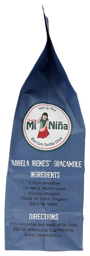 Tortilleria Mi Nina Chips Tortilla Blue Corn, 12 Ounce