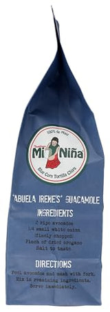 Tortilleria Mi Nina Chips Tortilla Blue Corn, 12 Ounce