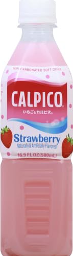 Calpico Non-Carbonated Soft Drink, Strawberry, 16.9 oz
