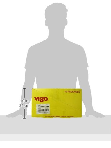Vigo Basmati Rice, 12-Ounce Pouches (Pack of 12)