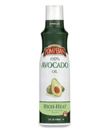 Pompeian 100% Avocado Oil Cooking Spray - 5 Fl Oz - No Propellants - High Heat Olive Oil for Cooking - Mild Nutty Flavor for Stir Fry, Roasting & Grilling