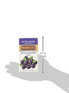 Marketspice Huckleberry Tea Bags, 2 Ounce