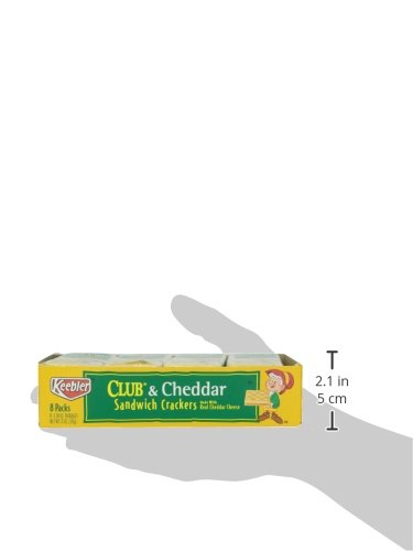 Keebler Cracker Sandwiches to Go - Club & Cheddar - 1.38 Ounce (Pack of 16)