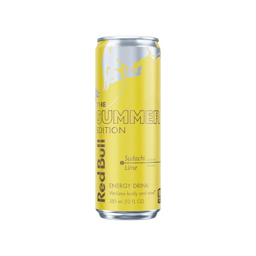Red Bull Summer Edition Energy Drink, 114mg Caffeine, Taurine & B Vitamins, 12oz. Can
