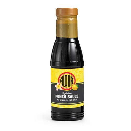 Aloha Shoyu - Ponzu Sauce - Balanced Citrus Flavor - Made in Hawaii - 12 oz. Bottle