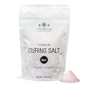 The Spice Lab Curing Salt No. 1 - Pink Prague Powder with 6.25% Sodium Nitrite - Meat Curing Salt for Bacon, Jerky, Brisket & Corned Beef - Made in