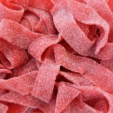 Smarty Stop Every Sour Belts Flavor Gummy Candy 1 Pound (Strawberry)