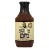 G Hughes BBQ Sauce SugarFree Maple Brown
