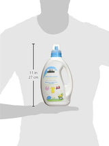 Aleva Naturals Gentle Baby Laundry, Effective Plant based Formula, Laundry Liquid, Fragrance Free, Tough on Stains and Dirt, Sensitive Skin friendly