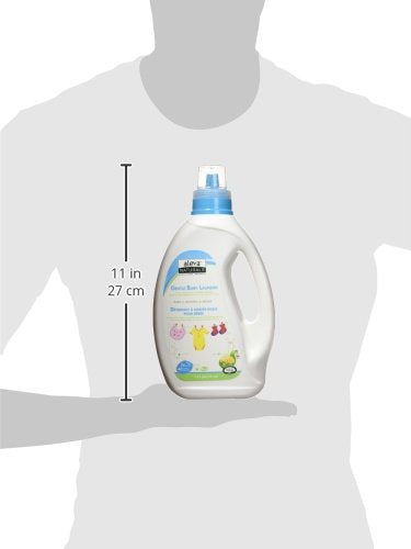 Aleva Naturals Gentle Baby Laundry, Effective Plant based Formula, Laundry Liquid, Fragrance Free, Tough on Stains and Dirt, Sensitive Skin friendly