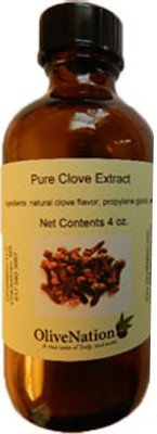 Clove Extract - 16 ounces - Kosher labeled - Gluten free - Sugar free - Spicy note to cakes - cookies - brownies - frostings and homemade ice cream
