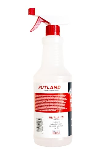 Rutland Liquid Creosote Remover, Fireplace & Wood Stove Cleaner, For Spraying Firebox Walls, Wood Fuel & Pellets, Made in USA, 32 Oz