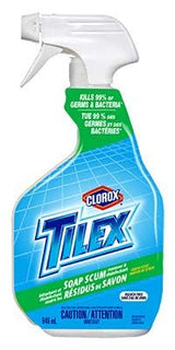 Tilex Bathroom Cleaner 32Fl.Oz Soap Scum Remover Spray Pack of 2 (Package May Vary)