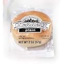 Pinnacle Foods Lenders Plain Sliced Bagel, 2 Ounce -- 72 per case.