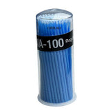 400 PCS/Pack Disposable Micro Applicator Brush Microbrushes Mutipurpose Regular(2.5mm) Blue