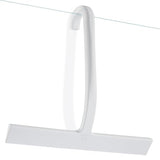 GÜTEWERK Shower Squeegee for Glass Doors - Bathroom Squeegee for Shower Glass & Tile Walls, Streak-Free & No-Squeak Silicone Blade, Stainless Steel