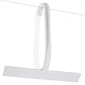 GÜTEWERK Shower Squeegee for Glass Doors - Bathroom Squeegee for Shower Glass & Tile Walls, Streak-Free & No-Squeak Silicone Blade, Stainless Steel