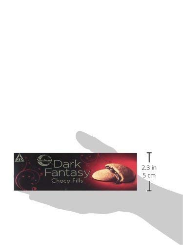 Sunfeast Dark Fantasy Choco Fills Cookie Biscuits, 0.17lb (75g) (Pack Of 10)