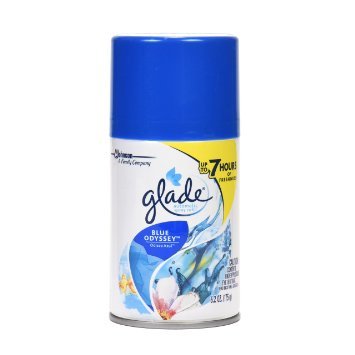 Glade Automatic Spray Air Freshener Refill, Blue Odyssey, 6.2 Ounce(Pack of 3)
