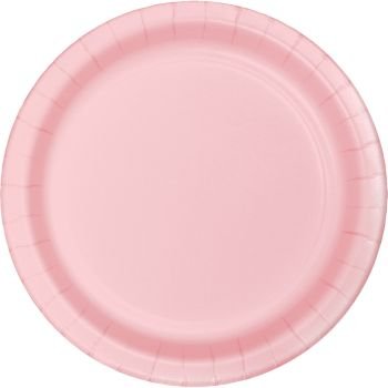 Heavy Duty 10-inch Paper Plates, Pink