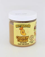 Cashew Cream Spread - Nuttaboom - Natural Nut Butter with Shea Butter & Organic Coconut Oil, No Palm Oil, Healthy Bread & Toast Spread, Made in USA