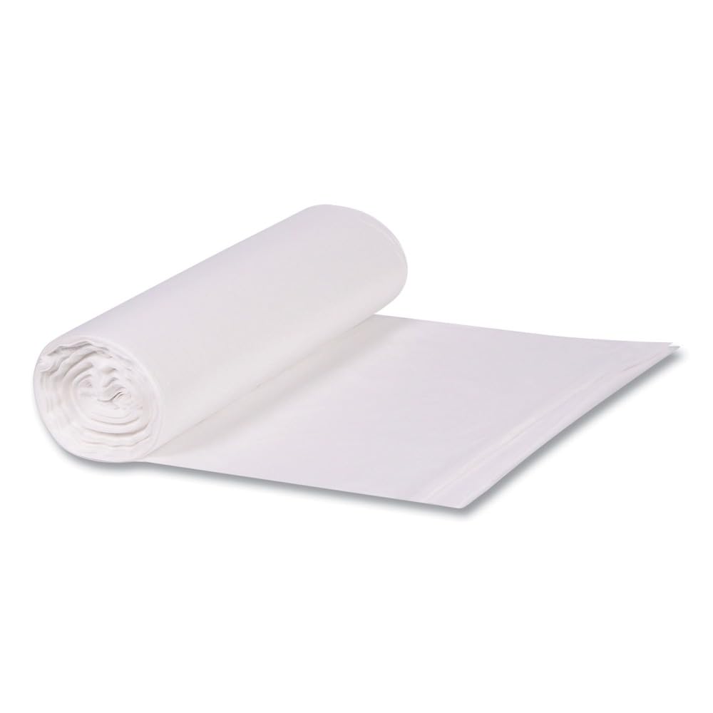 HERITAGE Z3418RNR01 Can Liners, 2000ct, 6mil, 4Gal, 17-Inch x18-Inch, 40RL/CT, NL