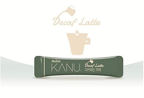 Maxim KANU Decaffeinated Latte 60 Sticks (Pack of 2)