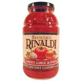Francesco Rinaldi Tomato, Garlic, & Onion Chunky Garden Pasta Sauce 24 oz (Pack of 12)