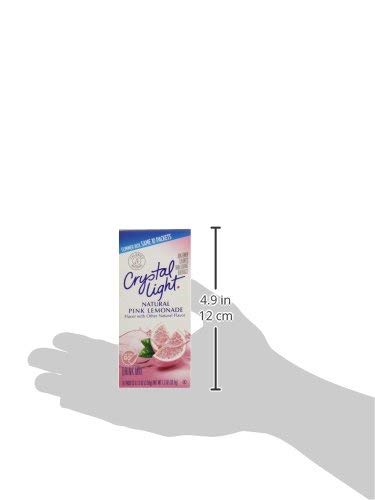 Crystal Light Pink Lemonade Drink Mix (30 Packets, 3 Boxes of 10)
