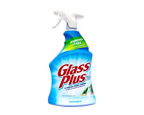 Glass Plus Glass Cleaner, 32 Fl Oz Bottle, Multi-Surface Glass Cleaner