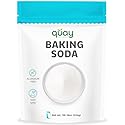 Quay Naturals Pure Baking Soda 1lb - Aluminum-Free, Food-Grade, Multi-Purpose - For Baking, Cleaning & Deodorizing - Vegan, Gluten-Free