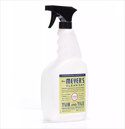 Mrs. Meyer's Tub and Tile Cleaner, Lemon Verbena - (Case of 6 - 33 fl oz)