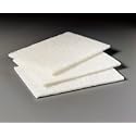 Scotch-Brite Scouring Pad Commercial, Light Duty 6 " X 9 " White