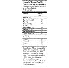 Libre Naturals - Nonuttin' Double Chocolate Chip Granola Bar