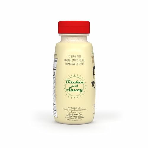 Bitchin' Sauce Creamy Garlic Squeeze Bottle, 8oz - The Almond Dip