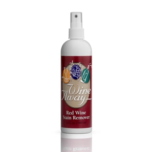 Wine Away Red Wine Stain Remover, 12oz - Removes Wine Spots, Perfect Fabric Upholstery and Carpet Cleaner Spray Solution, Spray on Stain Wash