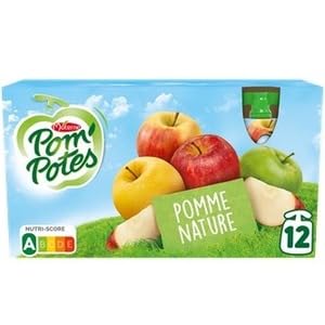 Materne Pomâ€pote Pommes Natures 12x90g