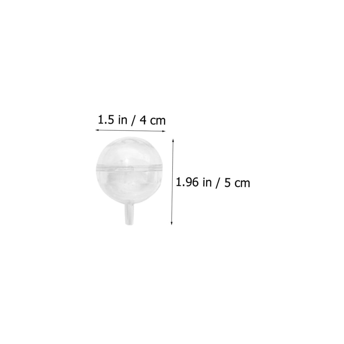 Zerodeko 60 Pcs Plastic Chocolate Wrapper Balls Holders Transparent Candy Packaging Cases for Bouquet Valentine's Day Wedding Party Candy Storage