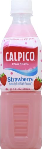 Calpico Non-Carbonated Soft Drink, Strawberry, 16.9 oz