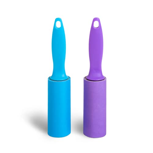 Smart Design Mini Lint Rollers - Set of 5, 150 Sheets Total - Easy-to-Use Lint Roller for Pet Hair Removal, Cleaning Floors, Carpet, Cars & Other