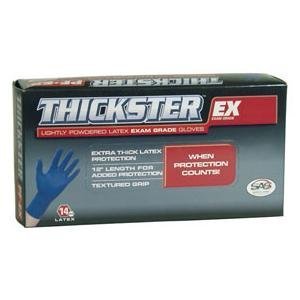 SAS Safety (SAS6604) Thickster X-Large Textured Latex Glove 50/box by SAS Safety