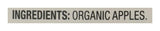 North Coast Apple Sauce Jar Organic, 24 oz (frozen)