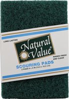 Natural Value Scouring Pads - 2 Pads