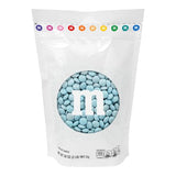 M&M’S WORLD Light Blue Milk Chocolate Candy, 2 lbs Resealable Pack - Candy Bulk for Party Favors, Baby Showers, Easter, Birthday Decor, Birthday