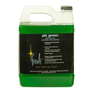 Fred's PTC Green - Gallon Bathroom Cleaner - Hard Water Stain & Soap Scum Remover, 128 oz
