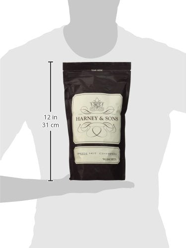 Harney & Sons Bag of Sachets, Green Hot Cinnamon Spice 50 Count
