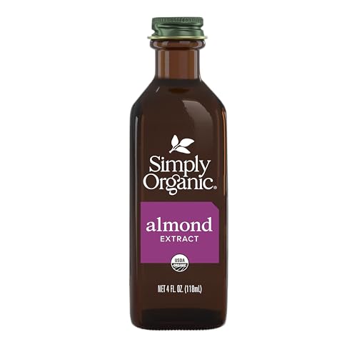 Simply Organic Almond Extract, Certified Organic, 4-Ounce Container (Packaging May Vary)