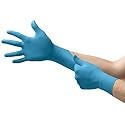 Ansell Touch n Tuff 92-675 Disposable Nitrile Gloves Chemical Protection, Latex-Free, Powder-Free Glove for Food Preparation, Mechanics or DIY