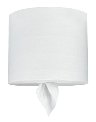 Sellars 2-Ply Center Pull Towel Roll 600Ct White 7.875"X10" Sht 6/Cs
